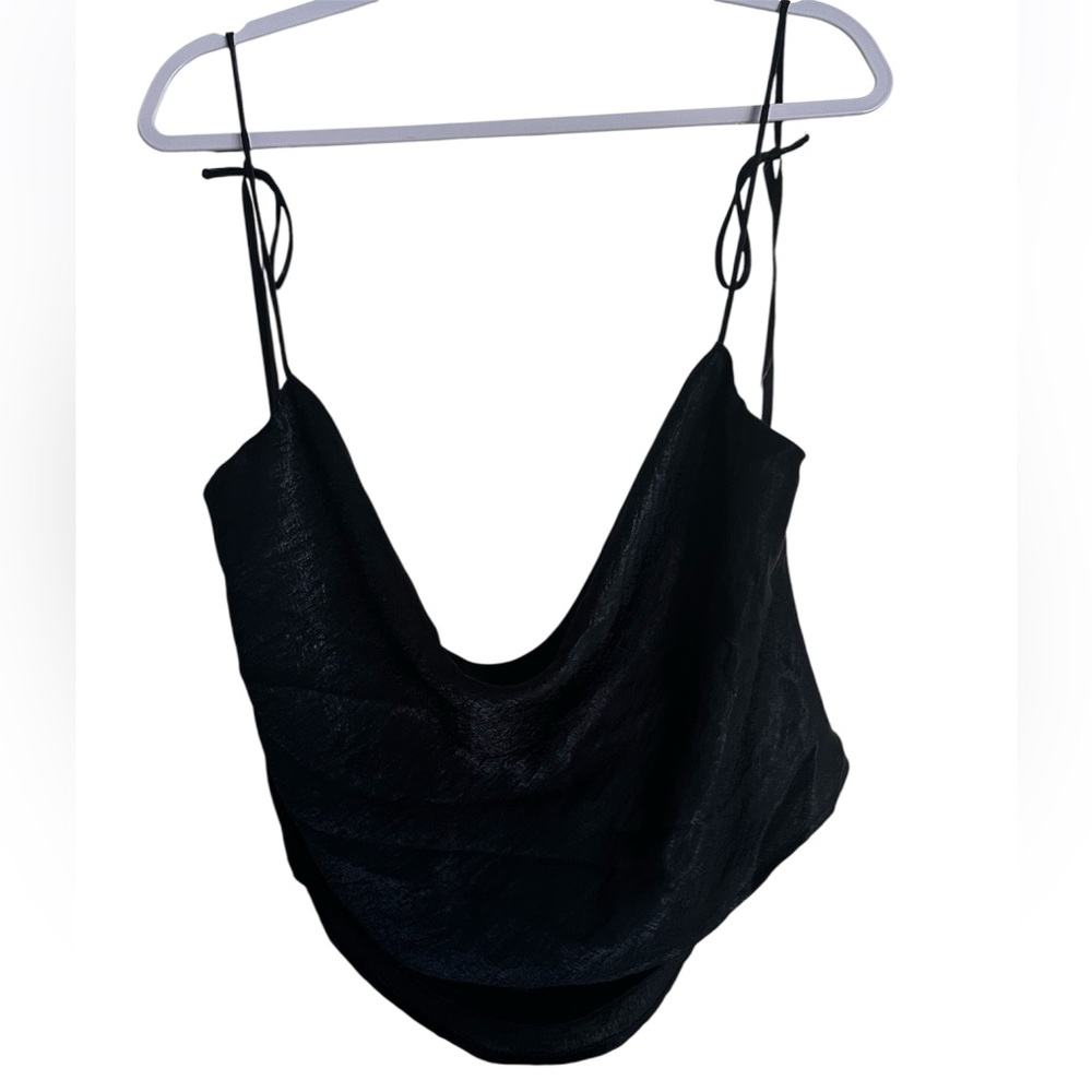 Target Black Cropped Tank Top Women’s Size L | Going Out Camisole